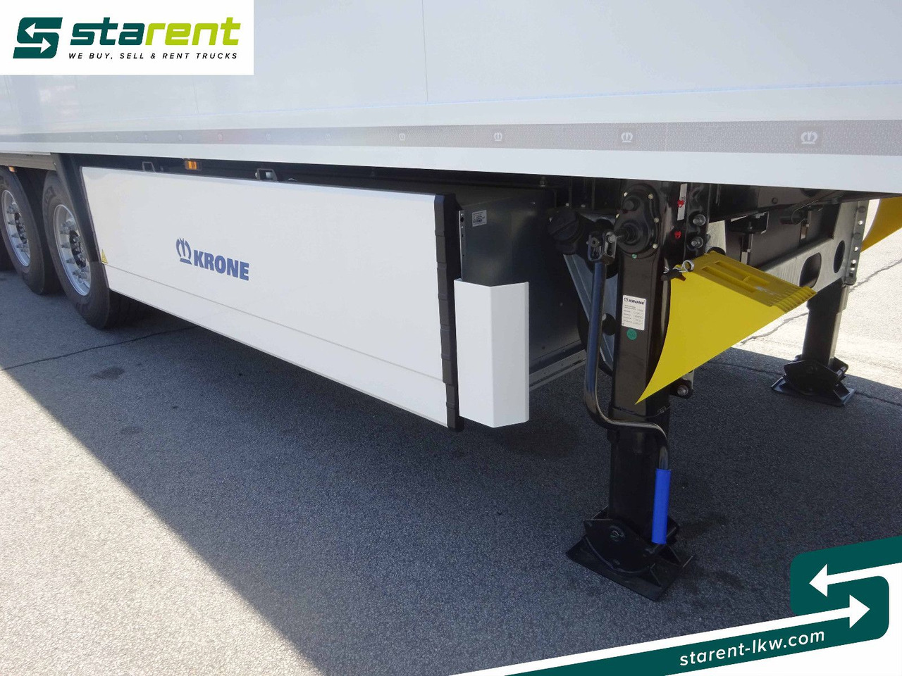 Puspiekabe refrižerators Krone Tiefkühler Carrier Vector 1550, Liftachse: foto 19