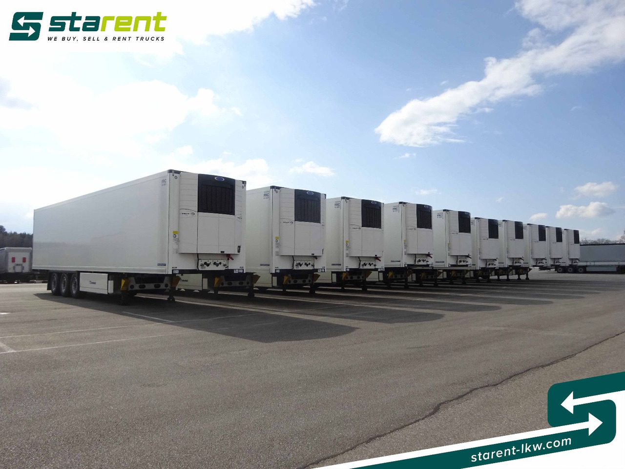 Krone Tiefkühler Carrier Vector 1550, Liftachse - Puspiekabe slēgtā virsbūve: foto 3 Krone Tiefkühler Carrier Vector 1550, Liftachse - Puspiekabe slēgtā virsbūve: foto 3