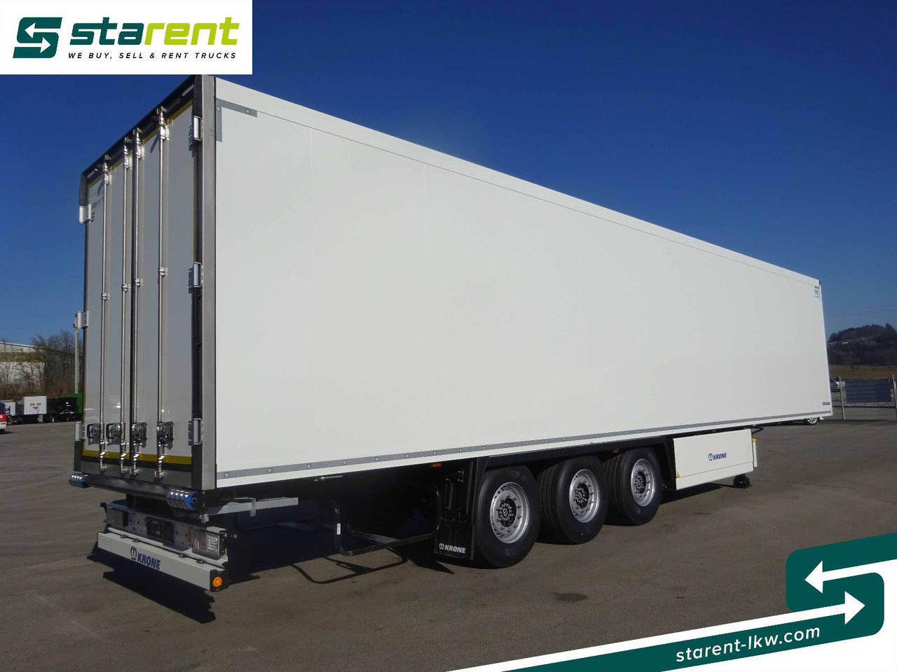 Krone Tiefkühler Carrier Vector 1550, Liftachse - Puspiekabe slēgtā virsbūve: foto 5 Krone Tiefkühler Carrier Vector 1550, Liftachse - Puspiekabe slēgtā virsbūve: foto 5