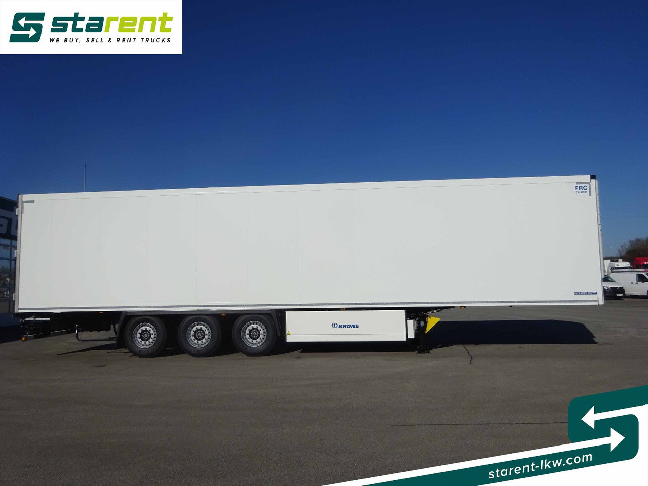 Krone Tiefkühler Carrier Vector 1550, Liftachse - Puspiekabe slēgtā virsbūve: foto 4 Krone Tiefkühler Carrier Vector 1550, Liftachse - Puspiekabe slēgtā virsbūve: foto 4