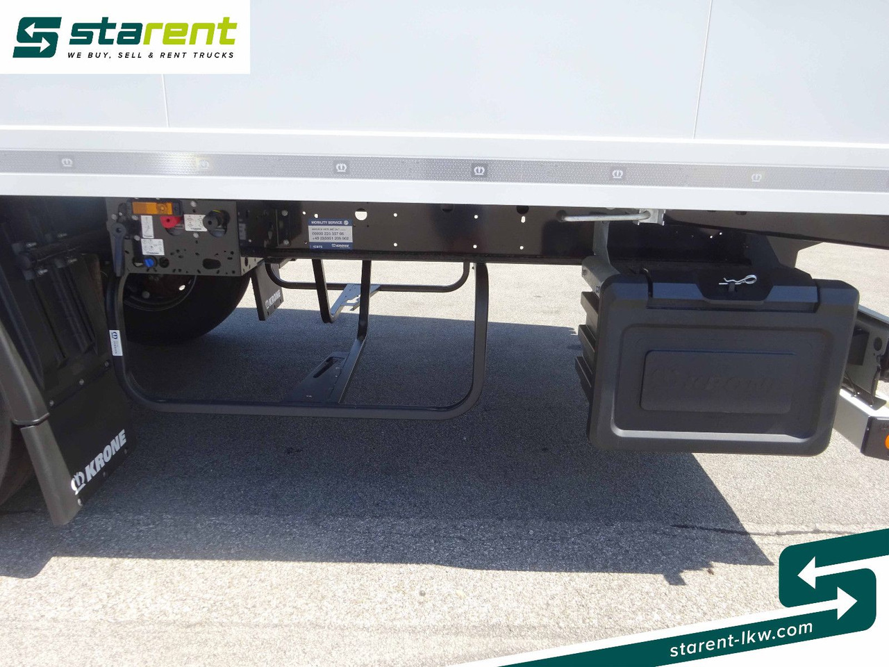 Puspiekabe refrižerators Krone Tiefkühler Carrier Vector 1550, Liftachse: foto 21