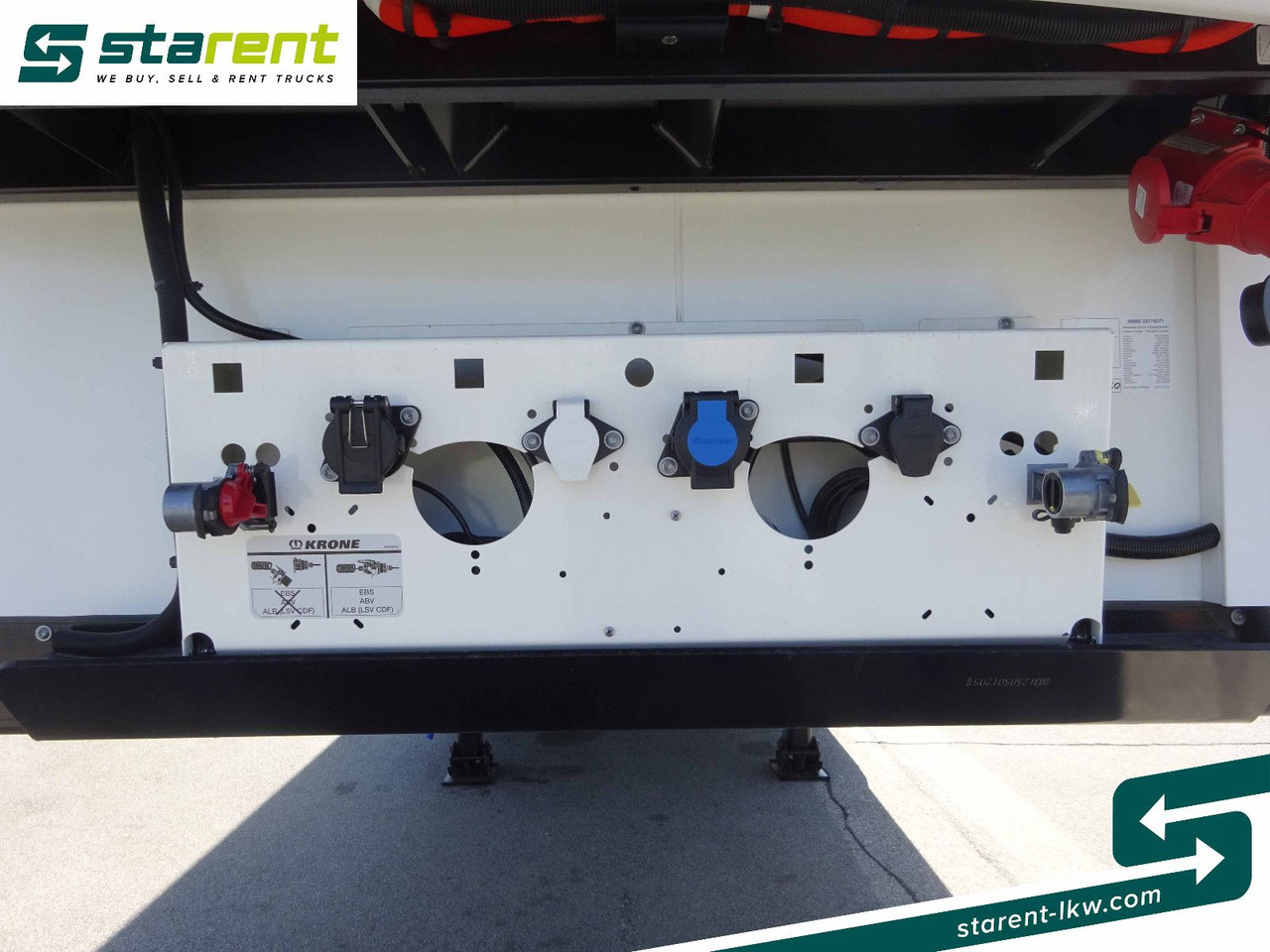 Puspiekabe refrižerators Krone Tiefkühler Carrier Vector 1550, Liftachse: foto 18