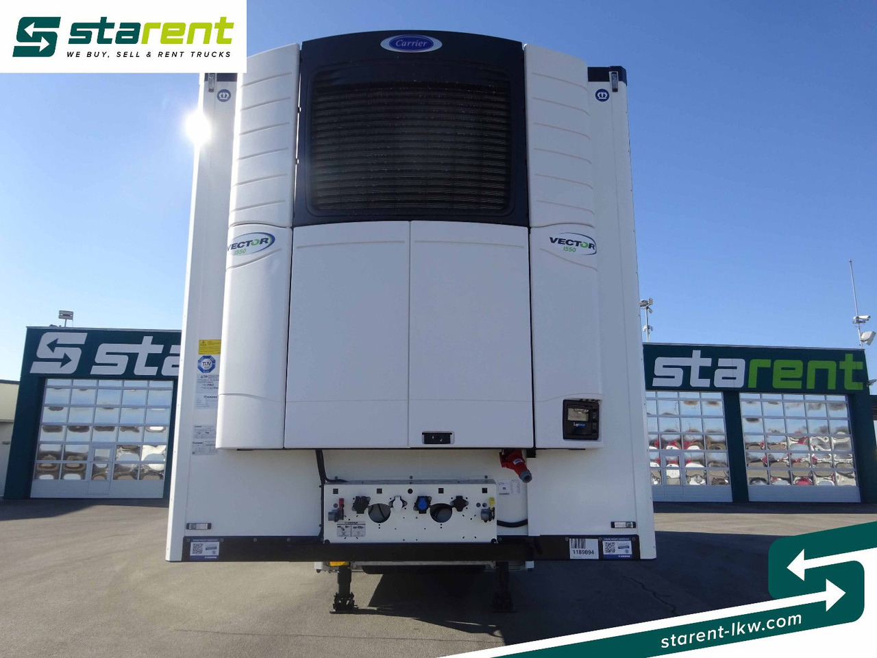 Krone Tiefkühler Carrier Vector 1550, Liftachse - Puspiekabe refrižerators: foto 2 Krone Tiefkühler Carrier Vector 1550, Liftachse - Puspiekabe refrižerators: foto 2