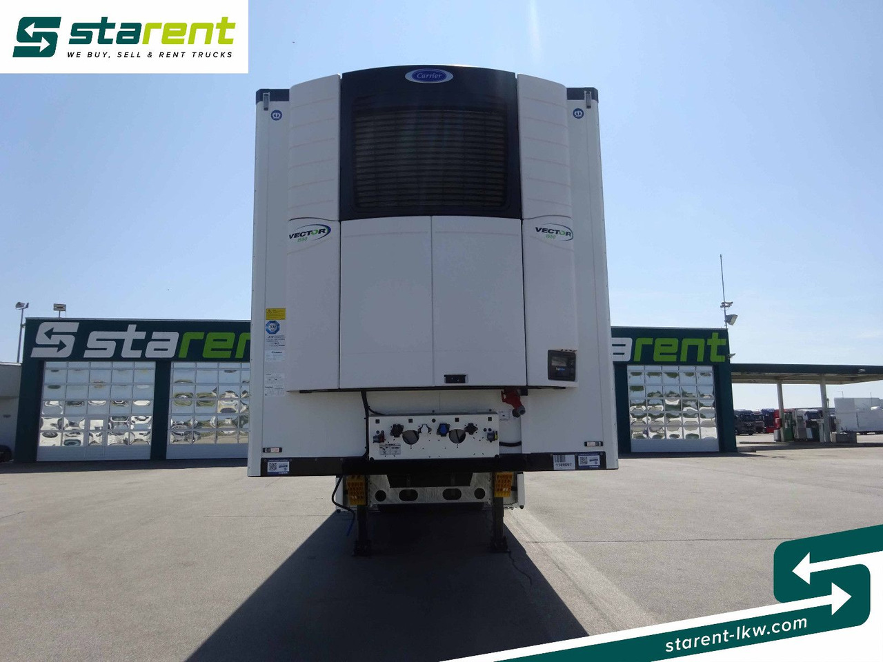 Krone Tiefkühler Carrier Vector 1550, Liftachse - Puspiekabe slēgtā virsbūve: foto 2 Krone Tiefkühler Carrier Vector 1550, Liftachse - Puspiekabe slēgtā virsbūve: foto 2