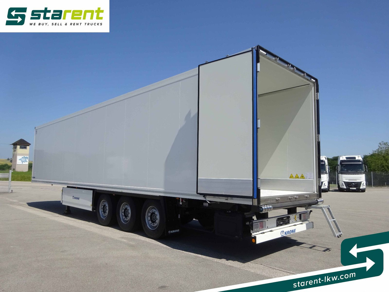 Puspiekabe refrižerators Krone Tiefkühler Carrier Vector 1550, Liftachse: foto 9