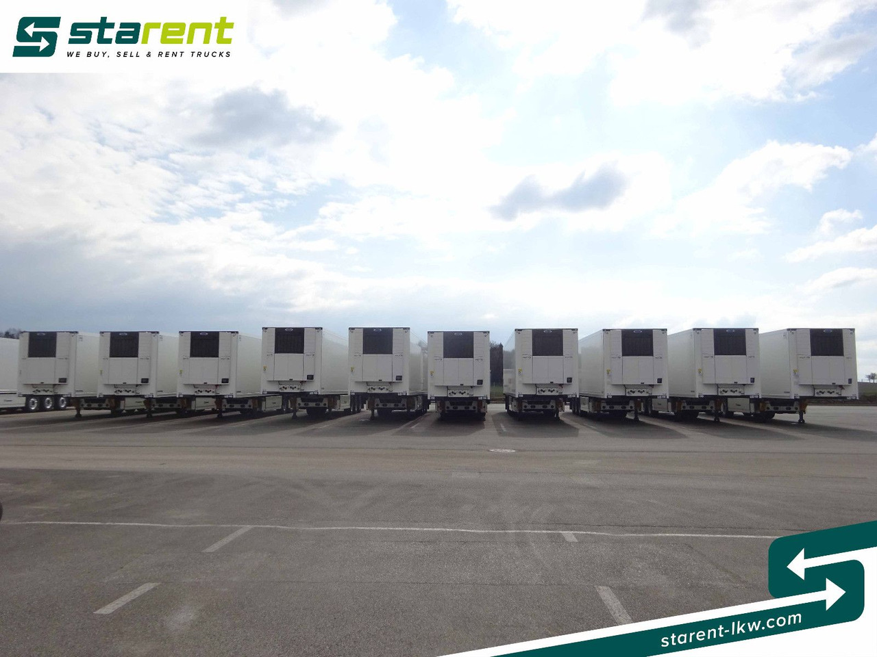 Krone Tiefkühler Carrier Vector 1550, Liftachse - Puspiekabe slēgtā virsbūve: foto 2 Krone Tiefkühler Carrier Vector 1550, Liftachse - Puspiekabe slēgtā virsbūve: foto 2