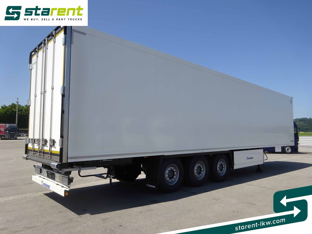 Krone Tiefkühler Carrier Vector 1550, Liftachse - Puspiekabe slēgtā virsbūve: foto 5 Krone Tiefkühler Carrier Vector 1550, Liftachse - Puspiekabe slēgtā virsbūve: foto 5