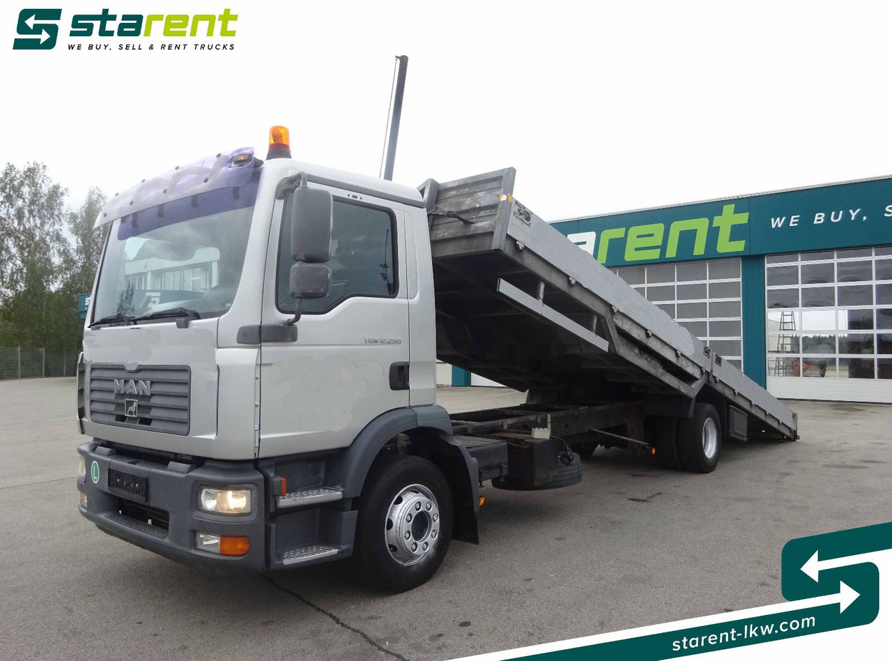 MAN TGM 12.280, Fahrzeugtransporter, kippbar - Auto evakuators: foto 1 MAN TGM 12.280, Fahrzeugtransporter, kippbar - Auto evakuators: foto 1