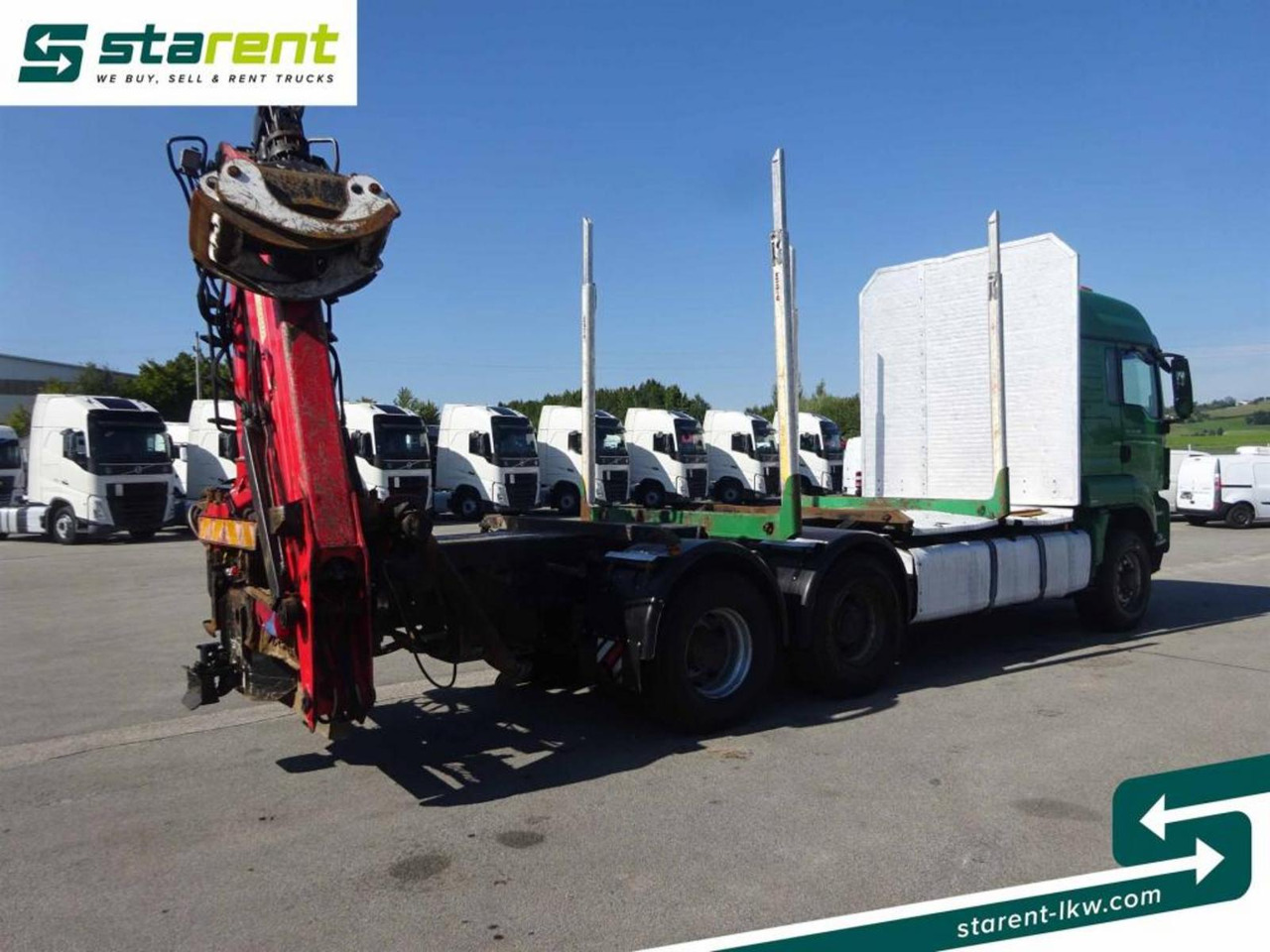 MAN TGS 26.480 6x6 Holzaufbau mit Kran, Palfinger 120Z - Kokvedējs: foto 5 MAN TGS 26.480 6x6 Holzaufbau mit Kran, Palfinger 120Z - Kokvedējs: foto 5