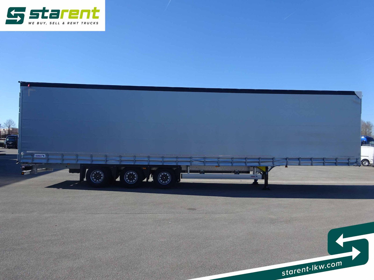 Schmitz Cargobull Megatrailer, Hubdach, Liftachse - Tenta puspiekabe: foto 4 Schmitz Cargobull Megatrailer, Hubdach, Liftachse - Tenta puspiekabe: foto 4