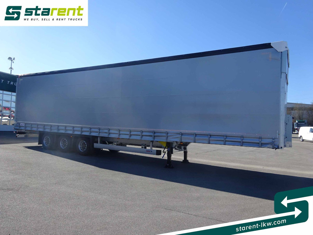 Schmitz Cargobull Megatrailer, Hubdach, Liftachse - Tenta puspiekabe: foto 3 Schmitz Cargobull Megatrailer, Hubdach, Liftachse - Tenta puspiekabe: foto 3