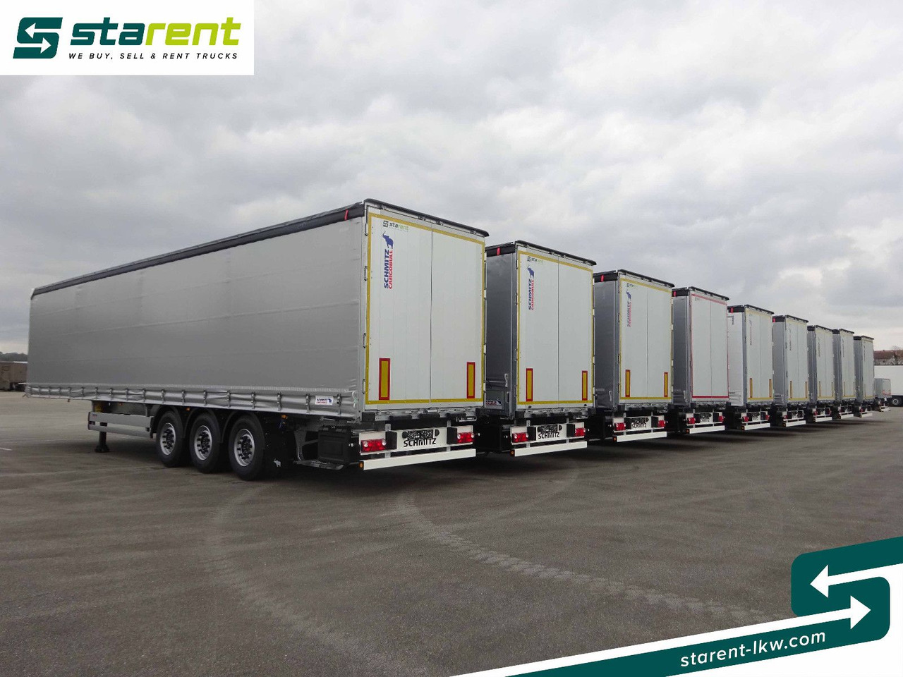 Schmitz Cargobull SOFORT VERFÜGBAR, Baustoff-, Mega-, Varios-,Coil - Tenta puspiekabe: foto 4 Schmitz Cargobull SOFORT VERFÜGBAR, Baustoff-, Mega-, Varios-,Coil - Tenta puspiekabe: foto 4