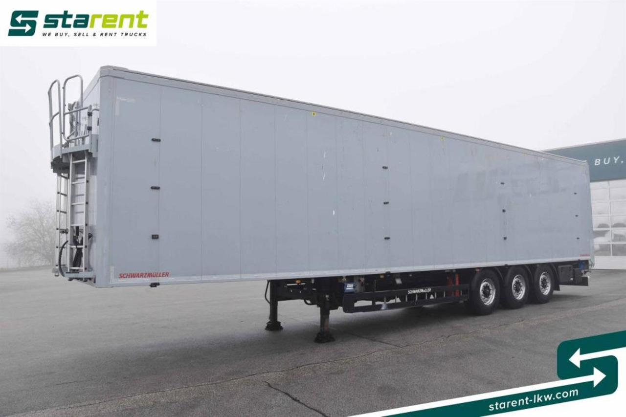 Schwarzmüller Schubbodenauflieger 10mm Liftachse Funkfernbed. - Puspiekabe kustīgās grīdas: foto 1 Schwarzmüller Schubbodenauflieger 10mm Liftachse Funkfernbed. - Puspiekabe kustīgās grīdas: foto 1