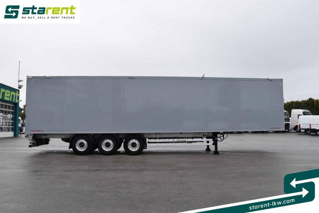 Schwarzmüller Schubbodenauflieger 10mm elektrisches Verdeck 91m³ - Puspiekabe kustīgās grīdas: foto 4 Schwarzmüller Schubbodenauflieger 10mm elektrisches Verdeck 91m³ - Puspiekabe kustīgās grīdas: foto 4