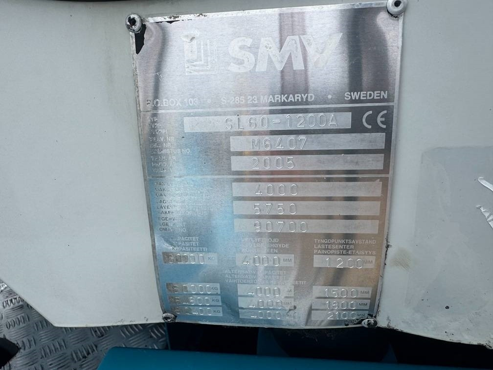 Dīzeļiekrāvējs SMV SL 60-1200A ( 60.000KG LIFTING CAPACITY ): foto 17