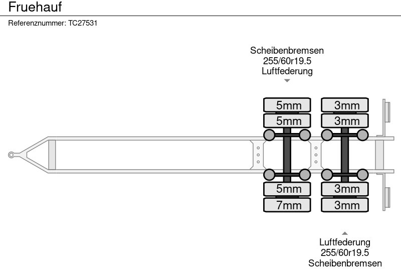 Piekabe ar tentu Fruehauf: foto 11