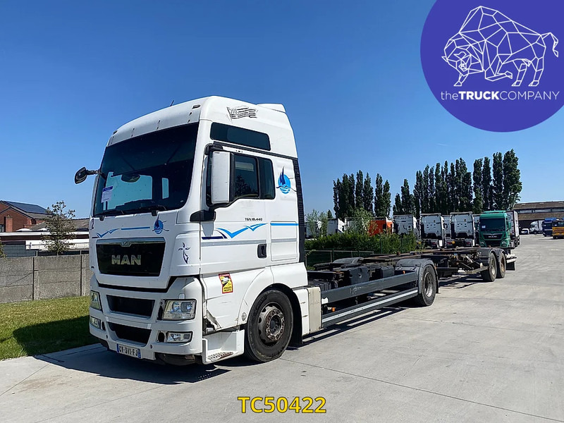 MAN TGX 440 - Konteineru vedējs/ Kravas automašīna ar noņemamā virsbūve: foto 1 MAN TGX 440 - Konteineru vedējs/ Kravas automašīna ar noņemamā virsbūve: foto 1