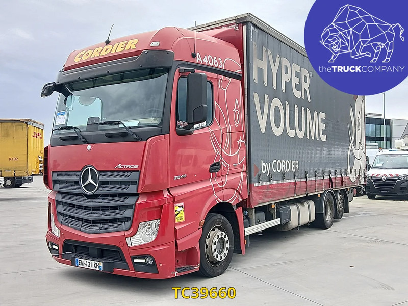 Mercedes-Benz Actros - Kravas automašīna ar tentu: foto 1 Mercedes-Benz Actros - Kravas automašīna ar tentu: foto 1