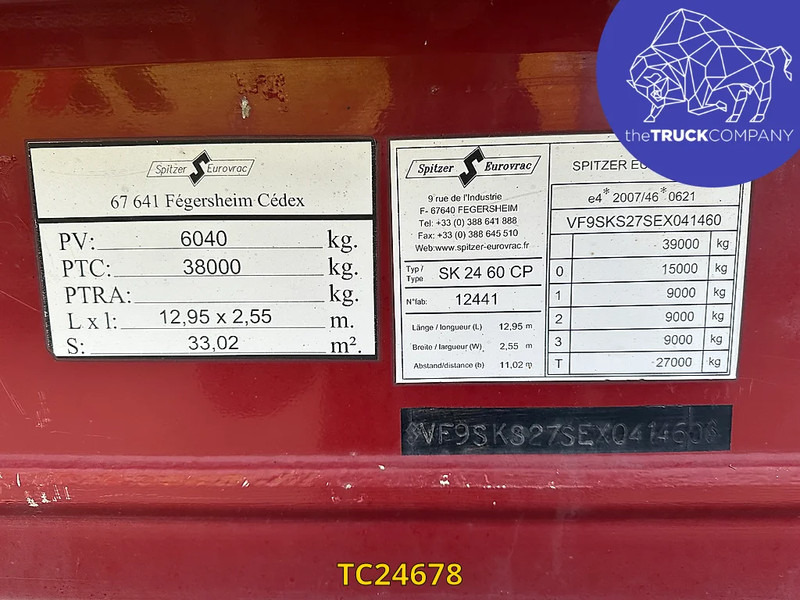 SPITZER 59000 - Puspiekabe cisterna: foto 4 SPITZER 59000 - Puspiekabe cisterna: foto 4