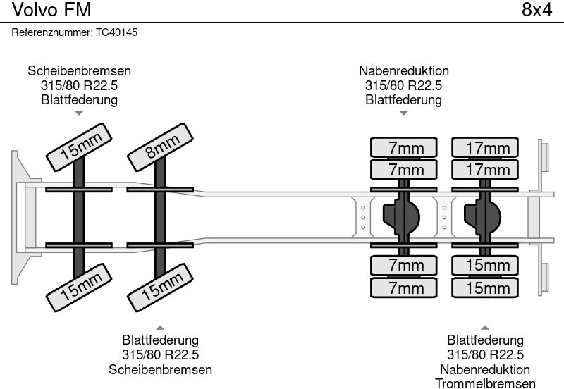 Volvo FM - Konteineru vedējs/ Kravas automašīna ar noņemamā virsbūve: foto 5 Volvo FM - Konteineru vedējs/ Kravas automašīna ar noņemamā virsbūve: foto 5