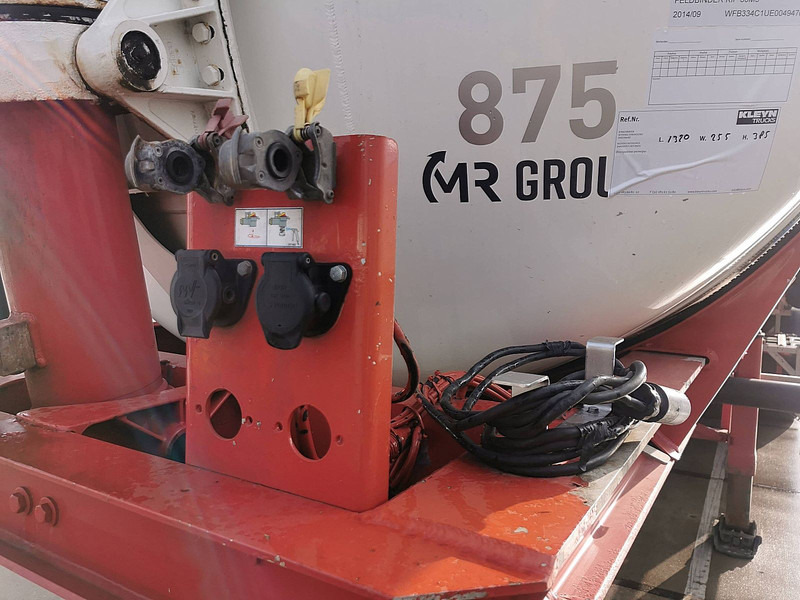 Puspiekabe cisterna Feldbinder KIP 60M3: foto 14