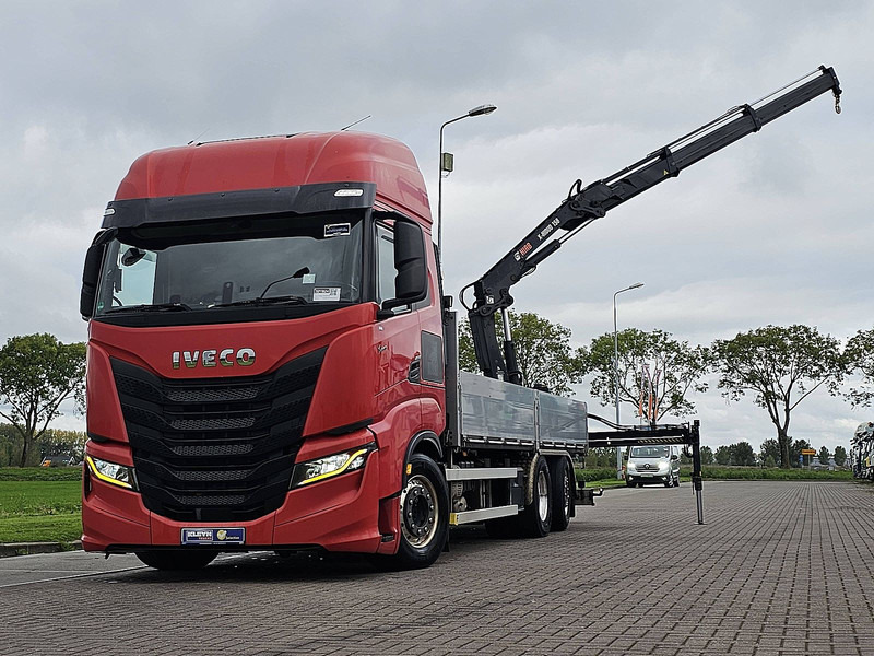 Iveco S-WAY AS260S46 6X2-4 HIAB 155-E2 - Bortu kravas automašīna/ Platforma, Kravas auto ar manipulatoru: foto 1 Iveco S-WAY AS260S46 6X2-4 HIAB 155-E2 - Bortu kravas automašīna/ Platforma, Kravas auto ar manipulatoru: foto 1