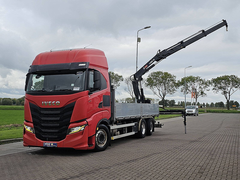 Iveco S-WAY AS260S46 6X2-4 HIAB 155-E2 - Bortu kravas automašīna/ Platforma, Kravas auto ar manipulatoru: foto 2 Iveco S-WAY AS260S46 6X2-4 HIAB 155-E2 - Bortu kravas automašīna/ Platforma, Kravas auto ar manipulatoru: foto 2