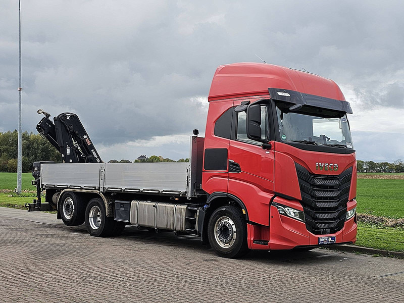 Iveco S-WAY AS260S46 6X2-4 HIAB 155-E2 - Bortu kravas automašīna/ Platforma, Kravas auto ar manipulatoru: foto 5 Iveco S-WAY AS260S46 6X2-4 HIAB 155-E2 - Bortu kravas automašīna/ Platforma, Kravas auto ar manipulatoru: foto 5