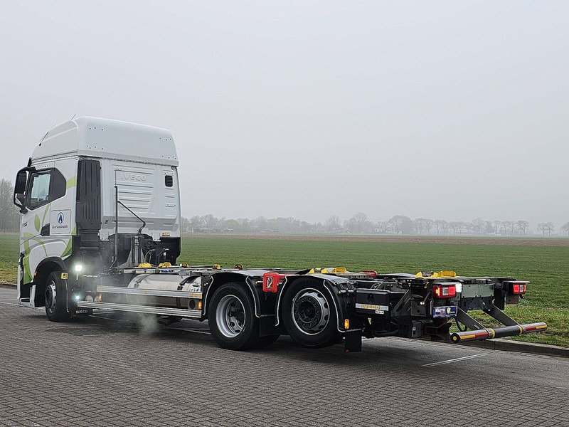 Konteineru vedējs/ Kravas automašīna ar noņemamā virsbūve Iveco S-WAY AS260S46 LNG INT. STEERAXLE: foto 6