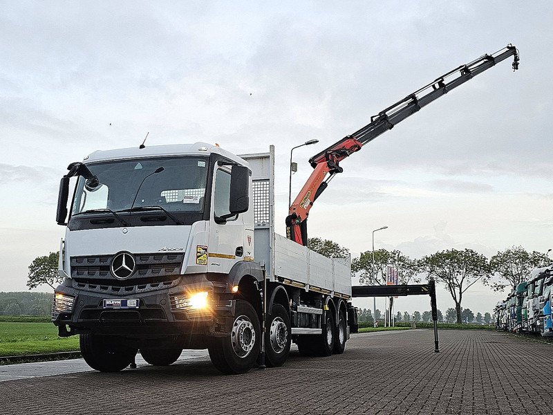 Mercedes-Benz AROCS 3240 Palfinger PK 27001-E - Bortu kravas automašīna/ Platforma, Kravas auto ar manipulatoru: foto 1 Mercedes-Benz AROCS 3240 Palfinger PK 27001-E - Bortu kravas automašīna/ Platforma, Kravas auto ar manipulatoru: foto 1