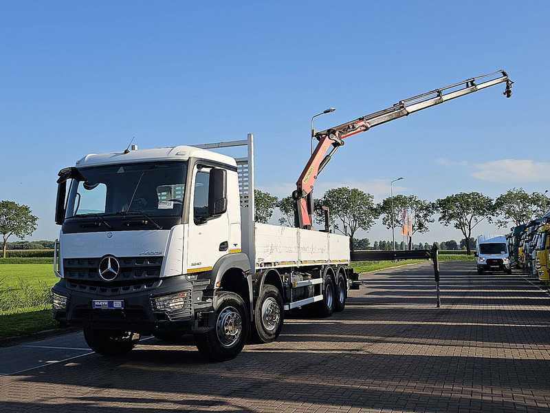 Mercedes-Benz AROCS 3240 PalfingerPK 23001-EH - Bortu kravas automašīna/ Platforma, Kravas auto ar manipulatoru: foto 2 Mercedes-Benz AROCS 3240 PalfingerPK 23001-EH - Bortu kravas automašīna/ Platforma, Kravas auto ar manipulatoru: foto 2