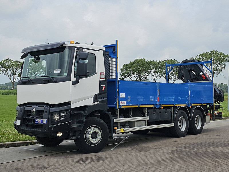 Renault K 430 HIAB 188ES4 - Bortu kravas automašīna/ Platforma, Kravas auto ar manipulatoru: foto 2 Renault K 430 HIAB 188ES4 - Bortu kravas automašīna/ Platforma, Kravas auto ar manipulatoru: foto 2