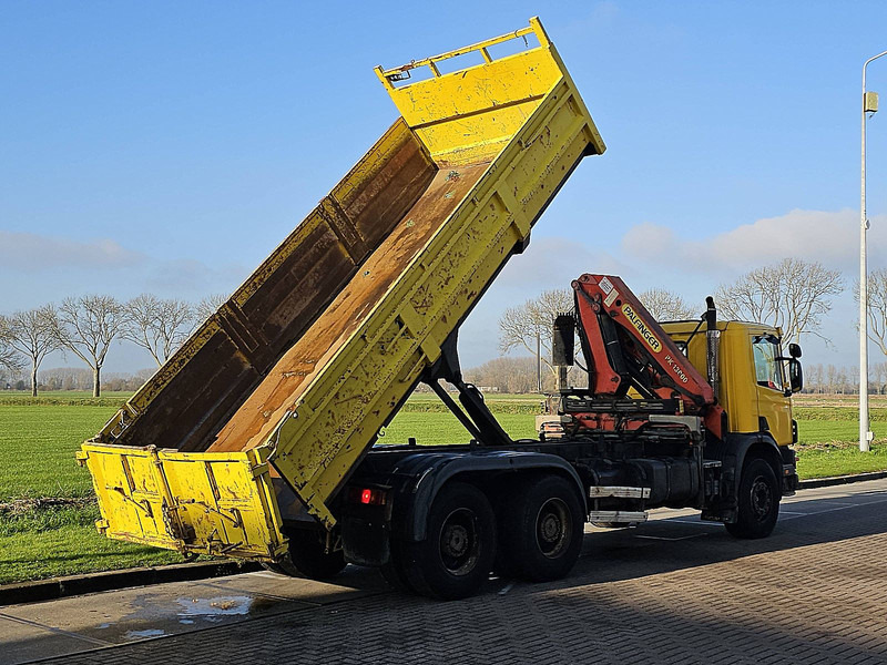 Scania P114.380 6X4 PALFINGER - Kravas automašīna pašizgāzējs, Kravas auto ar manipulatoru: foto 3 Scania P114.380 6X4 PALFINGER - Kravas automašīna pašizgāzējs, Kravas auto ar manipulatoru: foto 3