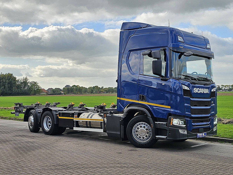 Scania R410 LNG - Konteineru vedējs/ Kravas automašīna ar noņemamā virsbūve: foto 5 Scania R410 LNG - Konteineru vedējs/ Kravas automašīna ar noņemamā virsbūve: foto 5