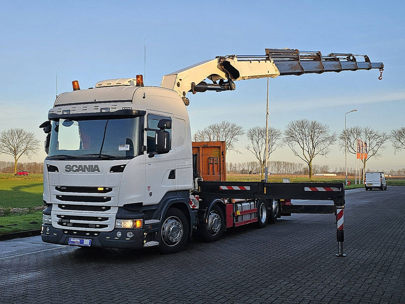 Scania R490 8x2*6 HMF6020 K6 - Bortu kravas automašīna/ Platforma, Kravas auto ar manipulatoru: foto 2 Scania R490 8x2*6 HMF6020 K6 - Bortu kravas automašīna/ Platforma, Kravas auto ar manipulatoru: foto 2