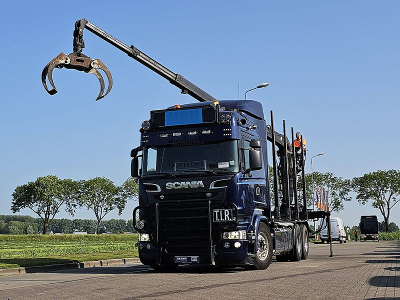 Scania R730 - Kokvedējs, Kravas auto ar manipulatoru: foto 1 Scania R730 - Kokvedējs, Kravas auto ar manipulatoru: foto 1