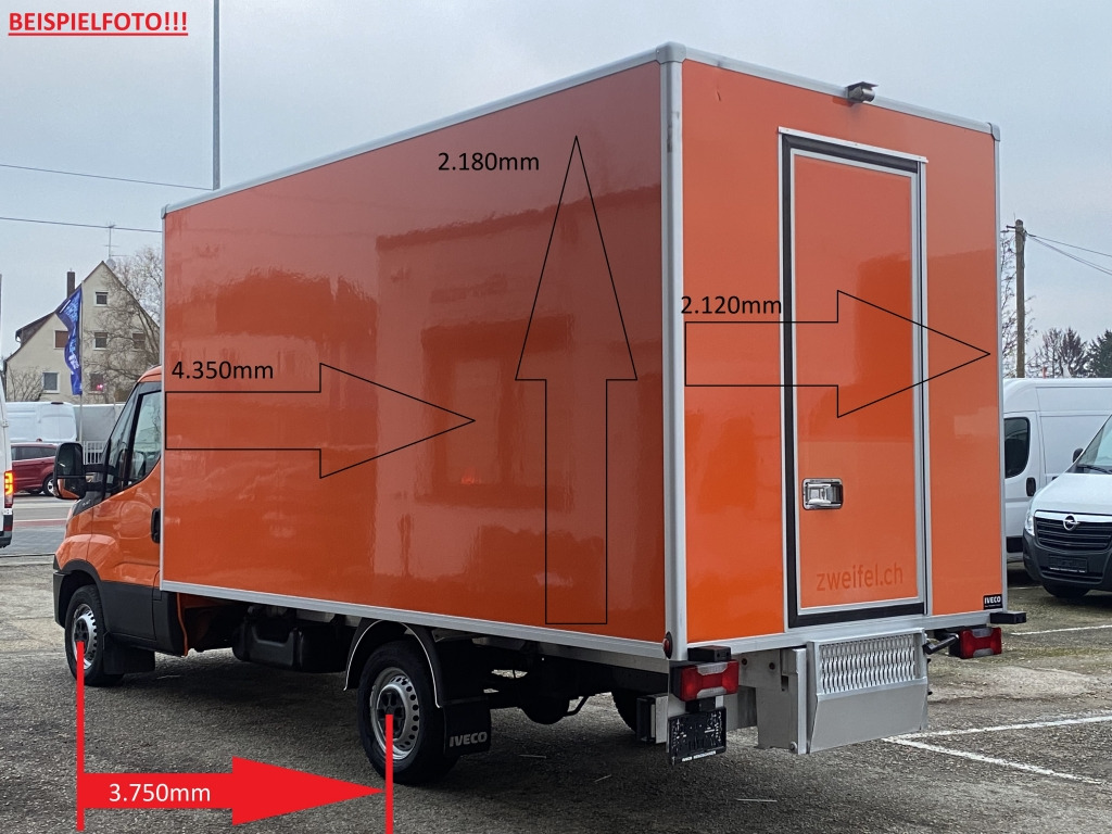 Furgons ar slēgtā virsbūve Iveco Daily 35S14 MAXI 4,35m Portaltüren Klima Kamera: foto 12