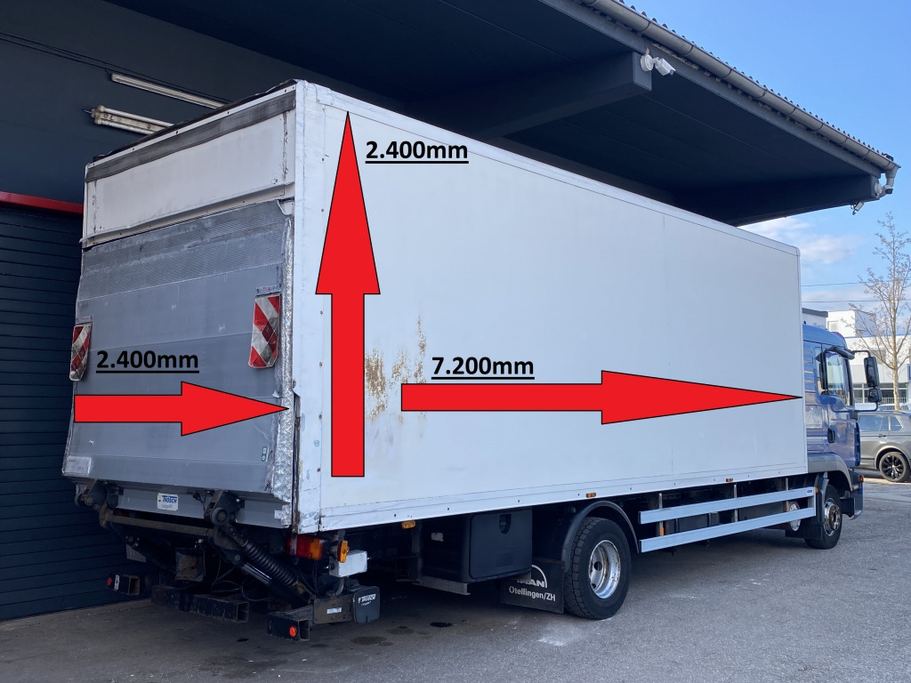MAN TGL 12.240 7,2mKoffer Klimaaut LBW AutomatikAHK - Kravas automašīna ar slēgto virsbūvi: foto 5 MAN TGL 12.240 7,2mKoffer Klimaaut LBW AutomatikAHK - Kravas automašīna ar slēgto virsbūvi: foto 5