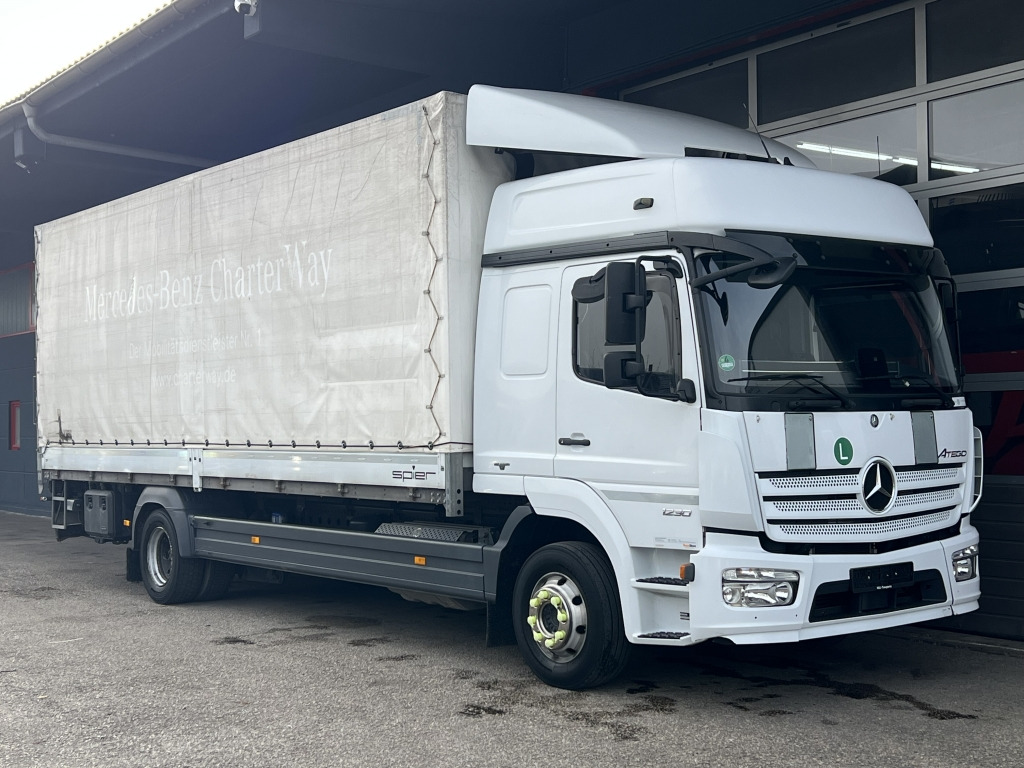 Mercedes-Benz Atego 1230 Klima ACC Schlafkabine 7,2m P+P LBW - Kravas automašīna ar tentu: foto 1 Mercedes-Benz Atego 1230 Klima ACC Schlafkabine 7,2m P+P LBW - Kravas automašīna ar tentu: foto 1