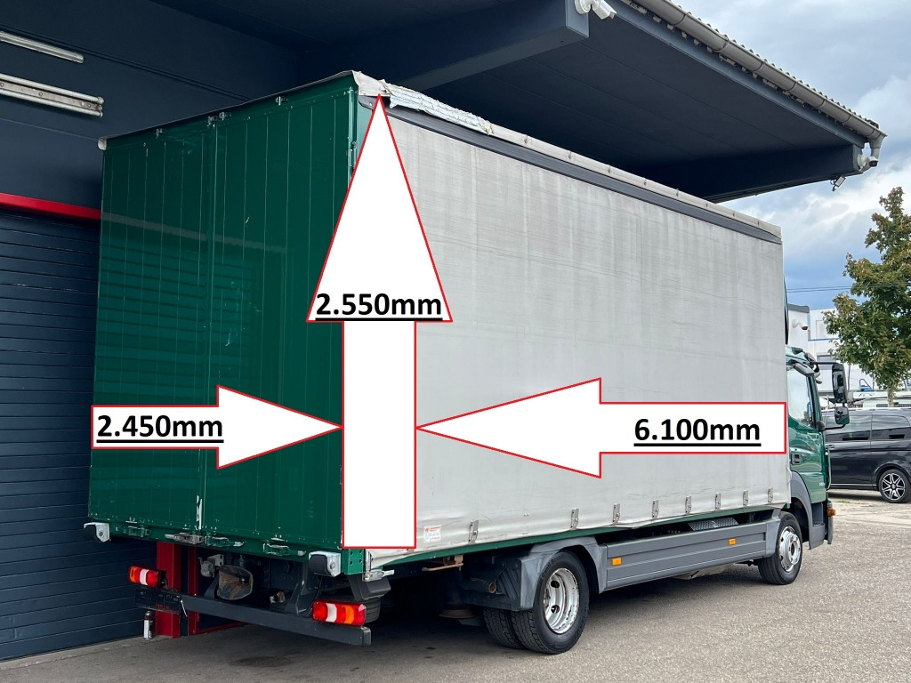 Furgons ar tentu Mercedes-Benz Atego 823 Euro6 Klima 6,1m P+P AHK Orig. 164.tkm: foto 11