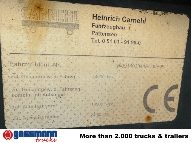 Carnehl CHKS/HH, Liftachse, Stahlmulde ca. 24m³ - Puspiekabe pašizgāzējs: foto 3 Carnehl CHKS/HH, Liftachse, Stahlmulde ca. 24m³ - Puspiekabe pašizgāzējs: foto 3