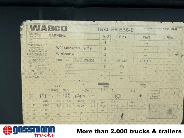 Carnehl CHKS/HH, Stahlmulde ca. 25m³ - Puspiekabe pašizgāzējs: foto 3 Carnehl CHKS/HH, Stahlmulde ca. 25m³ - Puspiekabe pašizgāzējs: foto 3