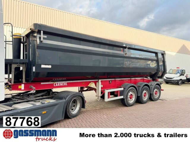 Carnehl CHKS/HH, Stahlmulde ca. 34m³, Liftachse, - Puspiekabe pašizgāzējs: foto 1 Carnehl CHKS/HH, Stahlmulde ca. 34m³, Liftachse, - Puspiekabe pašizgāzējs: foto 1