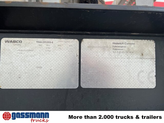 Carnehl CHKS32/2HG, Stahlmulde ca. 23m³, Liftachse - Puspiekabe pašizgāzējs: foto 4 Carnehl CHKS32/2HG, Stahlmulde ca. 23m³, Liftachse - Puspiekabe pašizgāzējs: foto 4