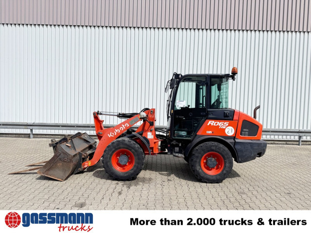 Celtniecības tehnika Kubota R065 4x4, Palettengabel, ca. 1.733 Betr.-Std.: foto 10