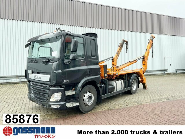 DAF CF 290 4x2, Tele-Absetzer - Būvgružu konteineru vedējs: foto 1 DAF CF 290 4x2, Tele-Absetzer - Būvgružu konteineru vedējs: foto 1