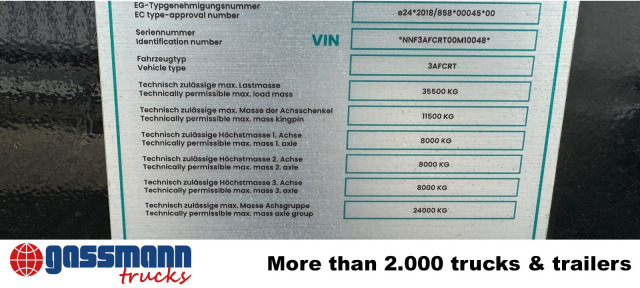 Jaunā Puspiekabe pašizgāzējs Euro ATM 27, HARDOX Stahlmulde ca. 27m³,: foto 6