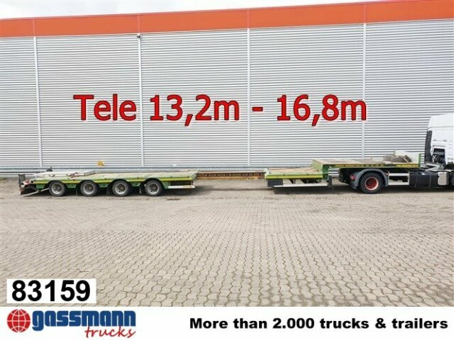Faymonville STN-4AX, Ausziehbar auf 16,8m, 2x Lenkachse - Puspiekabe zema profila platforma: foto 1 Faymonville STN-4AX, Ausziehbar auf 16,8m, 2x Lenkachse - Puspiekabe zema profila platforma: foto 1