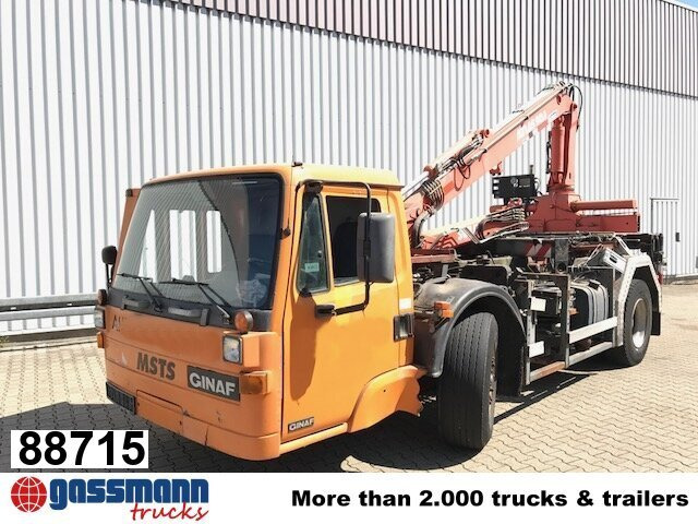 GINAF GINC 3030 mit Heckkran Atlas AK 90.1 HDS - Bortu kravas automašīna/ Platforma, Kravas auto ar manipulatoru: foto 1 GINAF GINC 3030 mit Heckkran Atlas AK 90.1 HDS - Bortu kravas automašīna/ Platforma, Kravas auto ar manipulatoru: foto 1