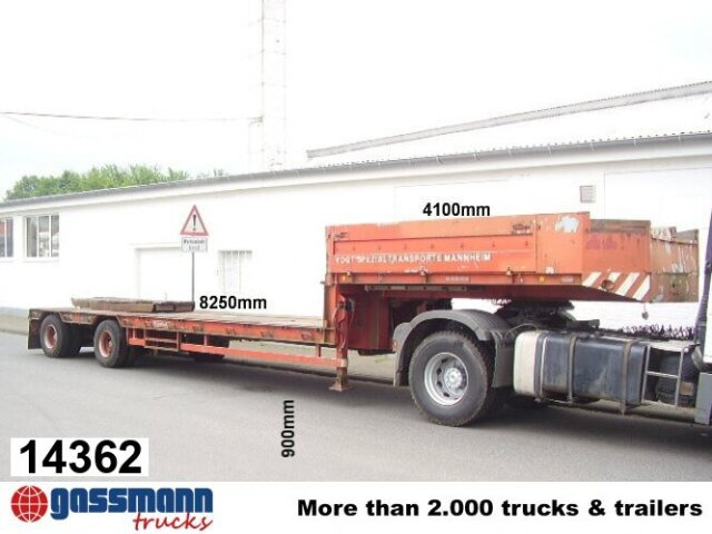 Goldhofer STPA T2-22/80A zwangsgelenkt - Puspiekabe zema profila platforma: foto 1 Goldhofer STPA T2-22/80A zwangsgelenkt - Puspiekabe zema profila platforma: foto 1